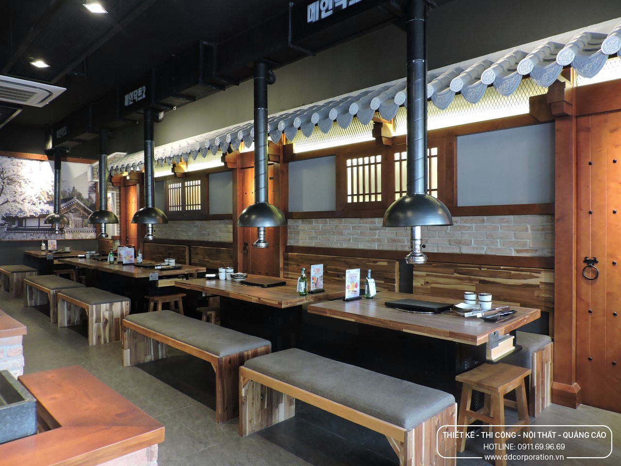Công trình cụm nhà hàng Gogi House - Kichi Kichi - Crystal Jade Bình Dương